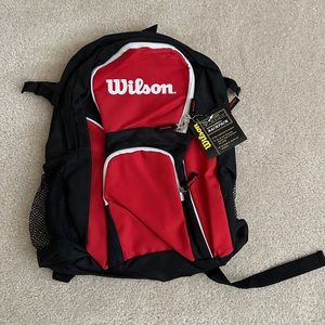Wilson backpack small red black